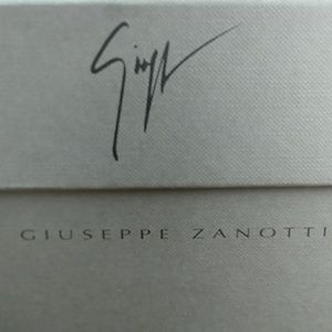 GIUSEPPE ZANOTTI LEATHER ZIP SHOES